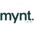 Logo with the word mynt in bold, dark green lowercase letters, followed by a small period and the word lab in smaller, lighter letters underneath the t on a plain white background.