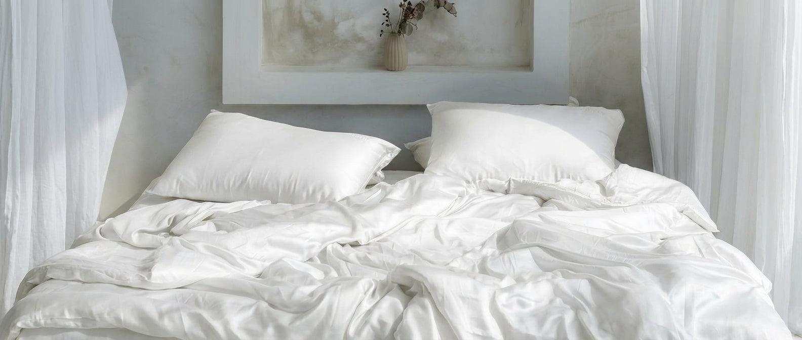 Person lying awake in bed struggling to sleep signs you're not sleeping well even if you think you are
