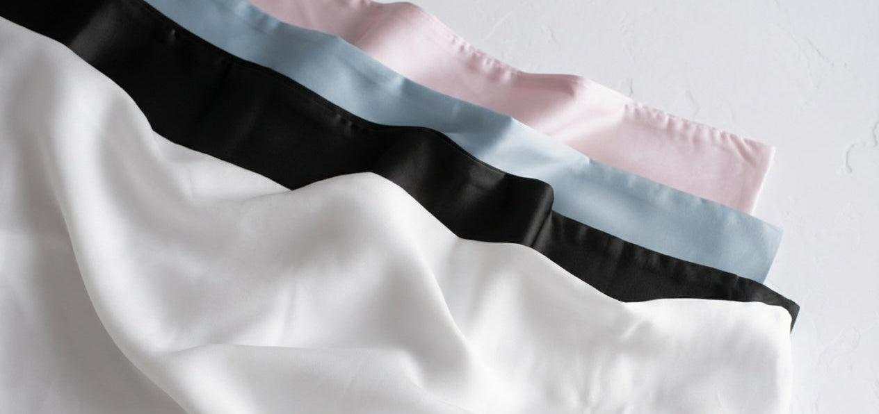 Mint-infused cooling pillowcases in seven colors with silky, plant-based fabric and envelope closure