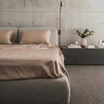 MyntBalance™ temperature balancing flat sheet made from 100% TENCEL™ lyocell, soft and breathable bedding layer