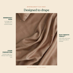 MyntBalance™ temperature balancing flat sheet made from 100% TENCEL™ lyocell, soft breathable bedding with smooth drape and oversized fit