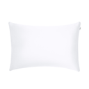 White MyntBalance™ TENCEL™ lyocell pillowcase with envelope closure and small brand tag.