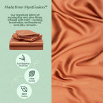 MyntFusion Complete Sheet Set in Terracotta - view 7