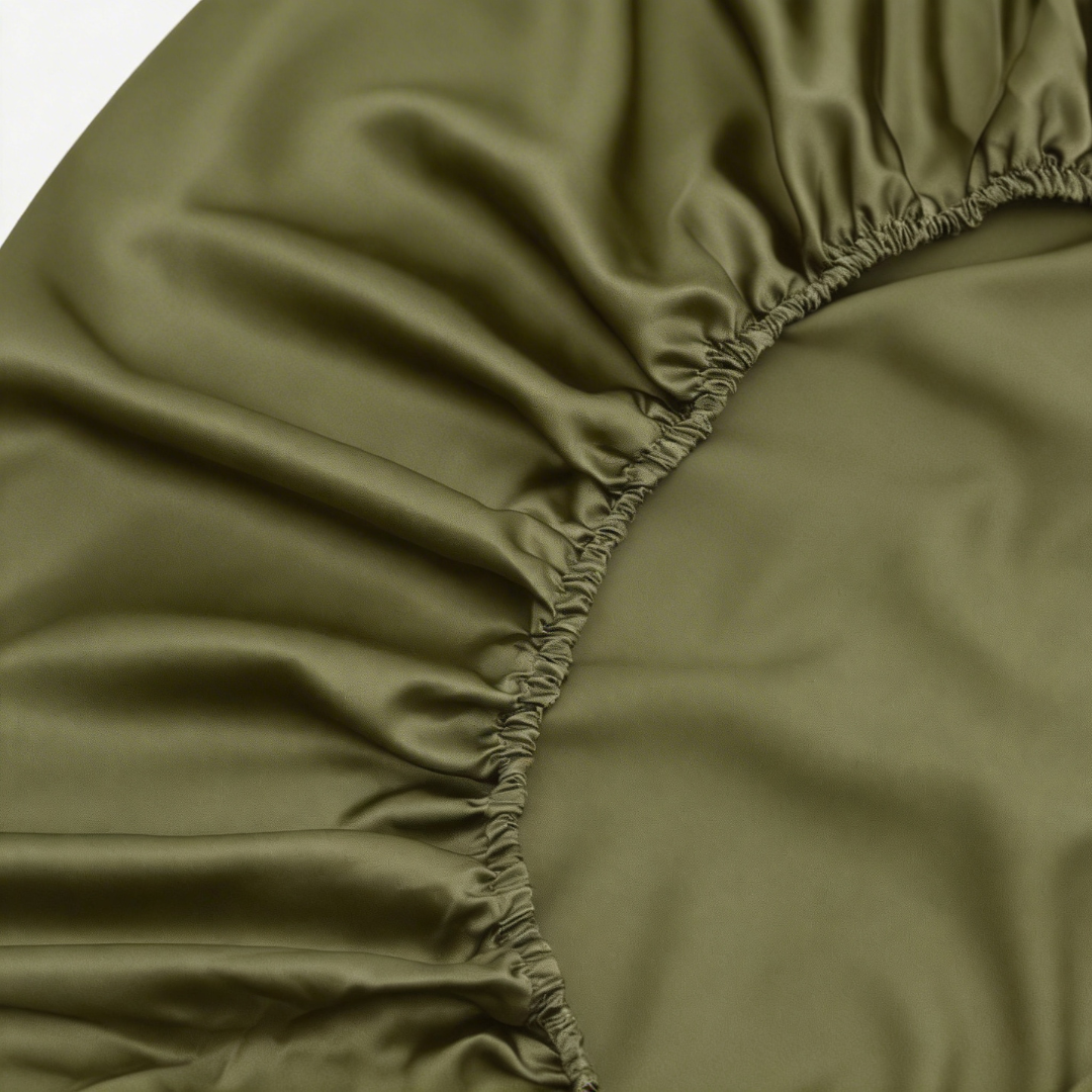 MyntFusion Fitted Sheet - Olive Green