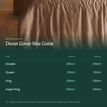 MyntBalance™ temperature balancing duvet cover made from 100% TENCEL™ lyocell, soft and breathable bedding for year-round comfort