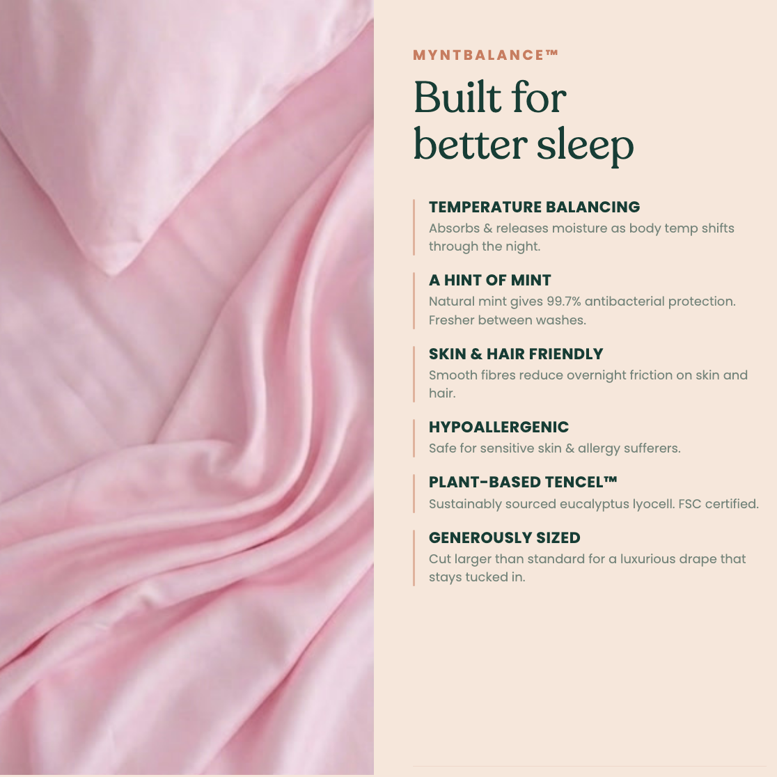 MyntBalance benefits - Petal - Built for better sleep