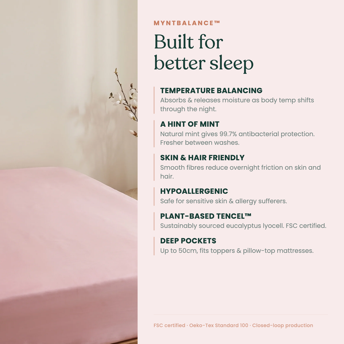 MyntBalance™ Fitted Sheet