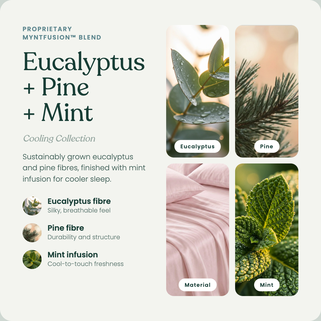 Pink — MyntFusion ingredient blend: eucalyptus, pine and mint