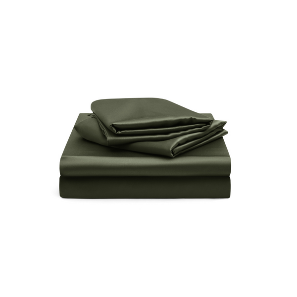 MyntFusion™ Fitted Sheet Set (3-Piece) - Olive Green
