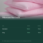 MyntBalance™ temperature balancing pillowcase made from breathable TENCEL™ lyocell with hidden zipper closure