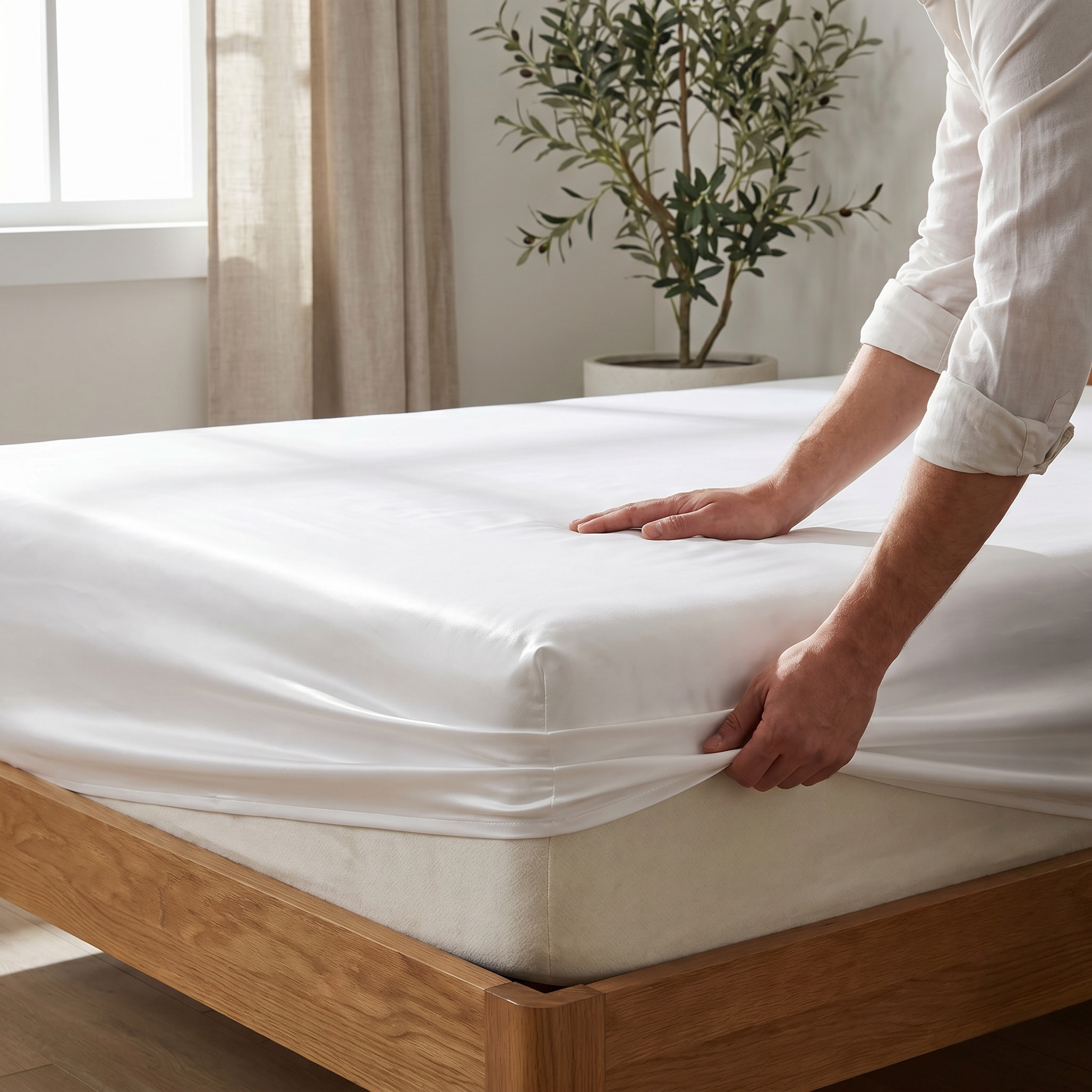 MyntFusion fitted sheet stay-put features