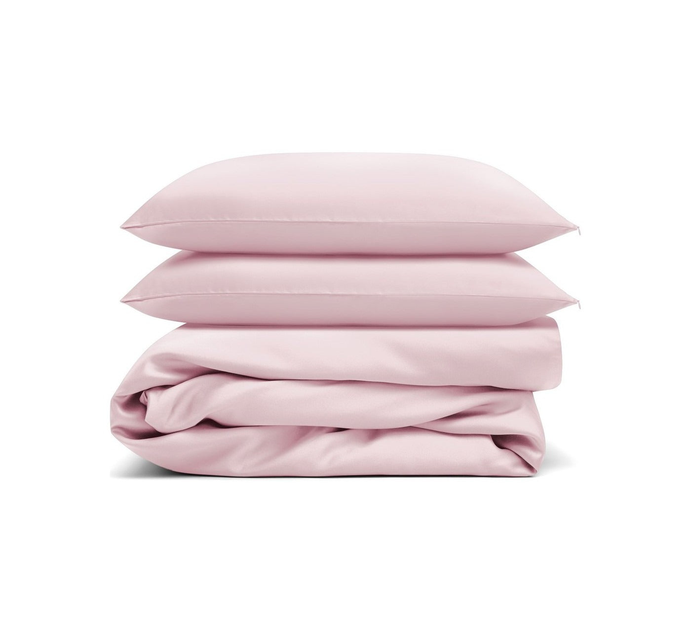 MyntFusion™ Duvet Cover Set in Pink: the whole set: duvet cover and two pillowcases