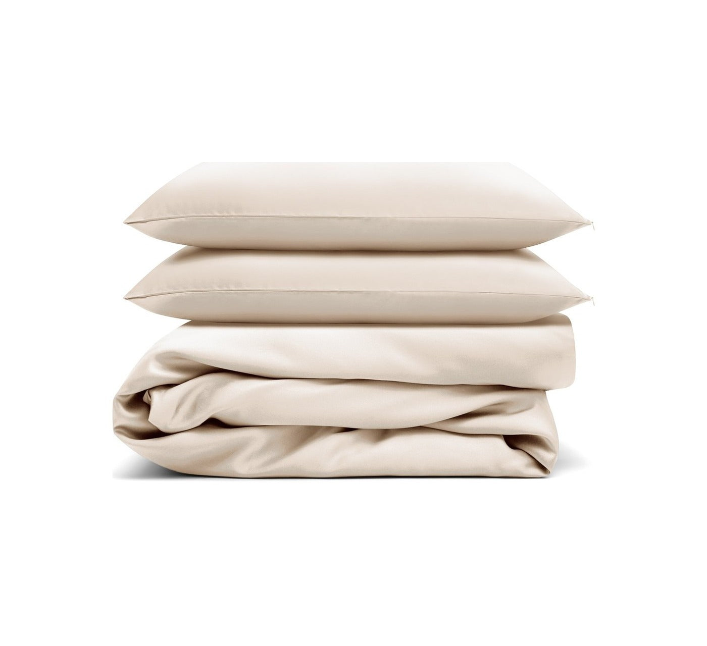 MyntFusion™ Duvet Cover Set in Sand: the whole set: duvet cover and two pillowcases