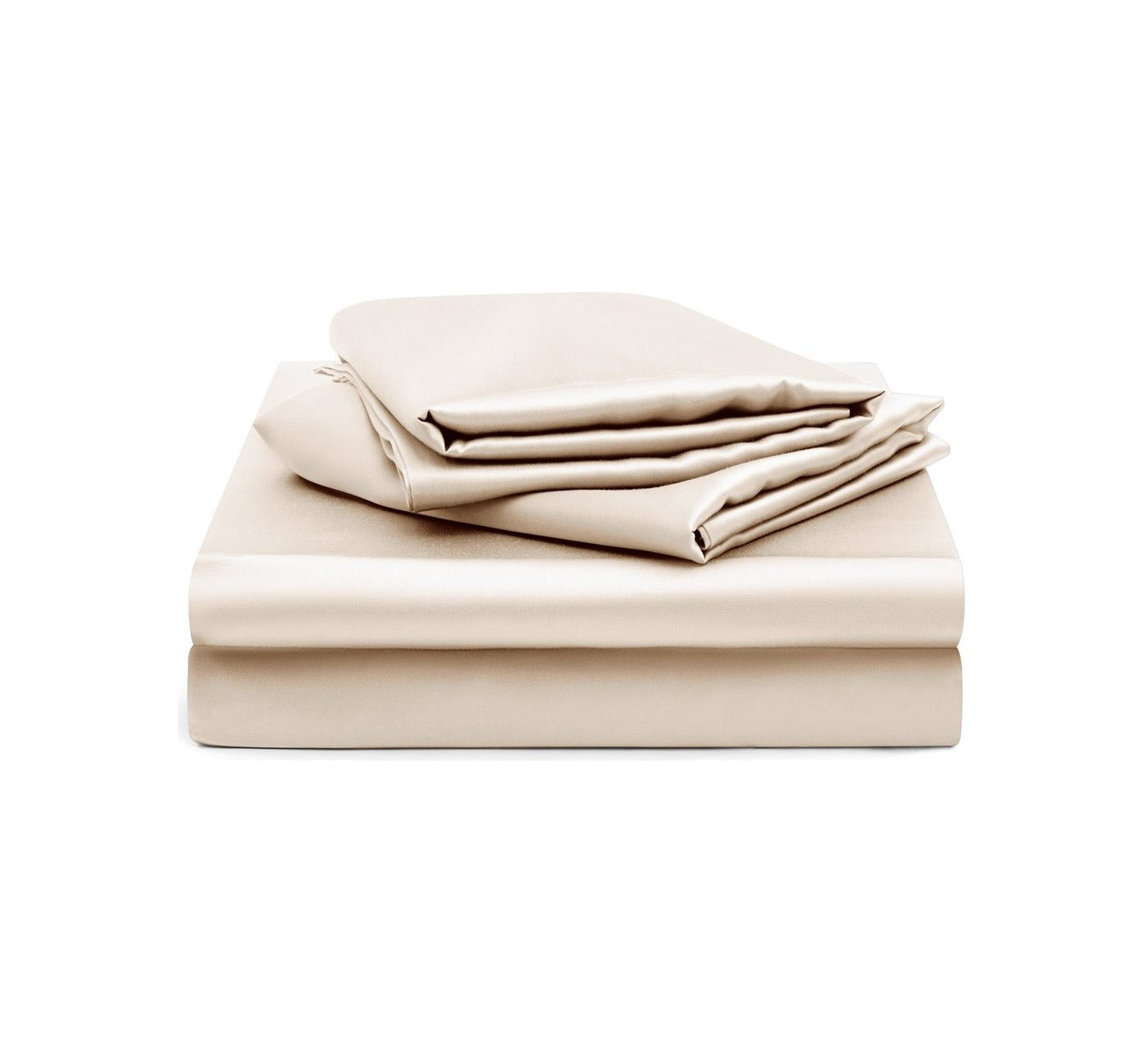 MyntFusion™ Fitted Sheet Set in Sand: the whole set: fitted sheet and two pillowcases