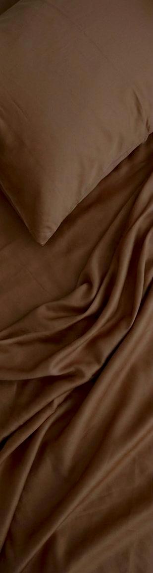 MyntBalance Chocolate colourway TENCEL lyocell bedding